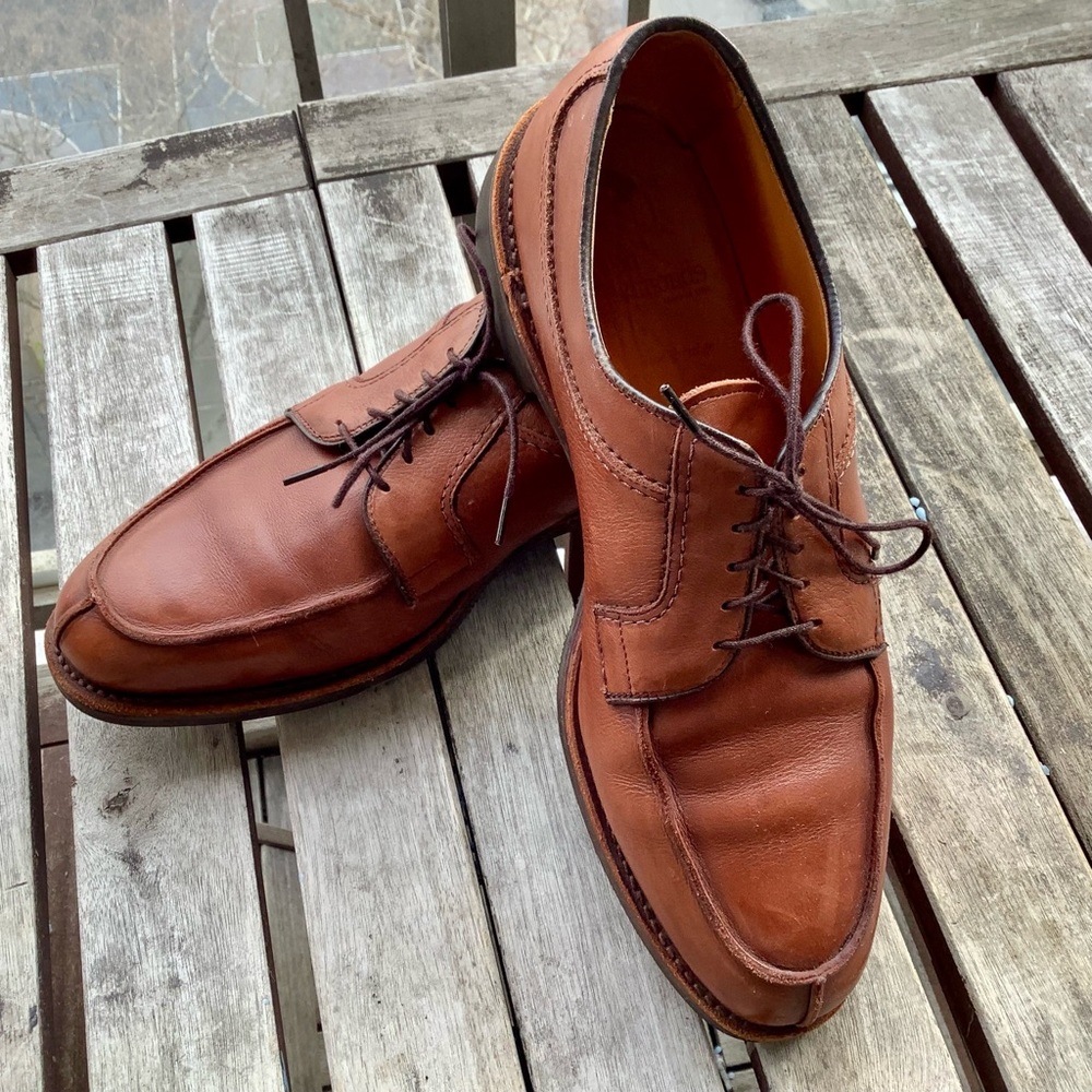 Allen Edmonds Stockbridge Split Toe Oxford Dress Shoes Leather Mens 9.5 D